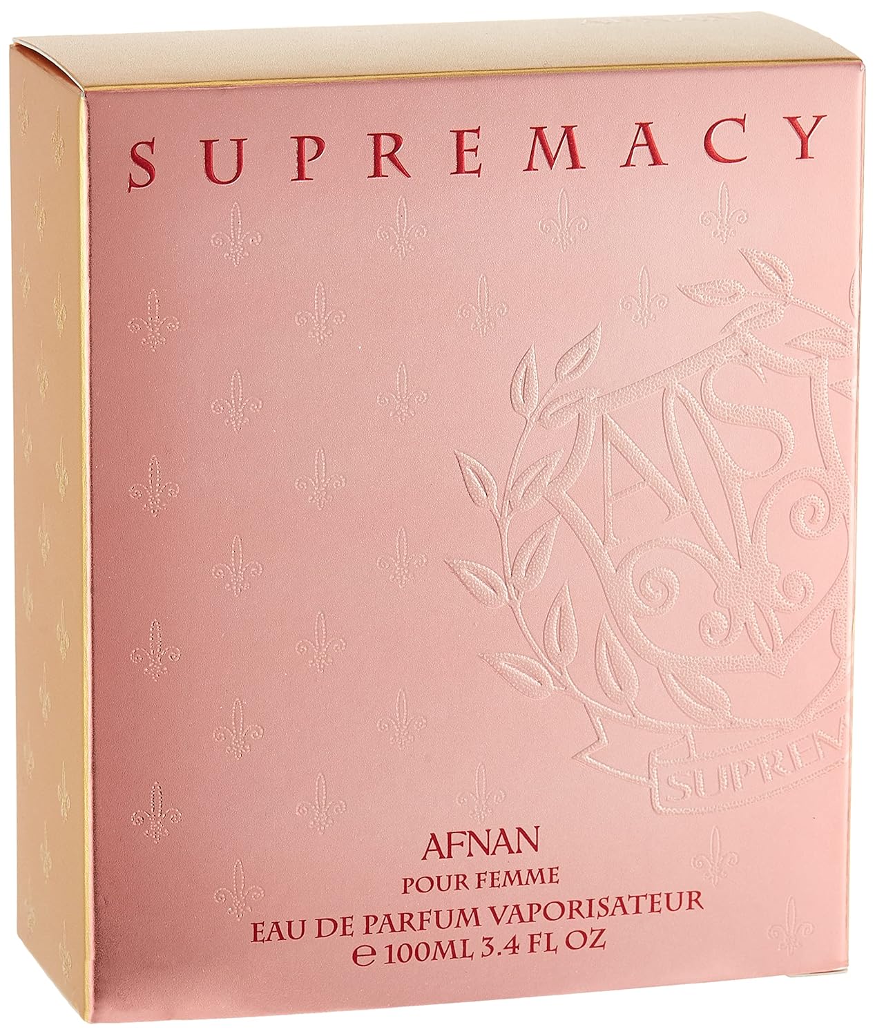 SUPREMACY PINK for Women Eau de Parfum by AFNAN, 3.4 Ounce